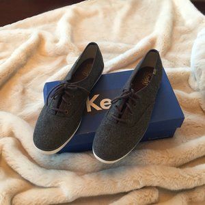 NIB! Keds Classic Gray Champion  Sneakers!